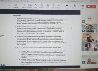 REACH komitee arutas laskemoonade kasutuse üle